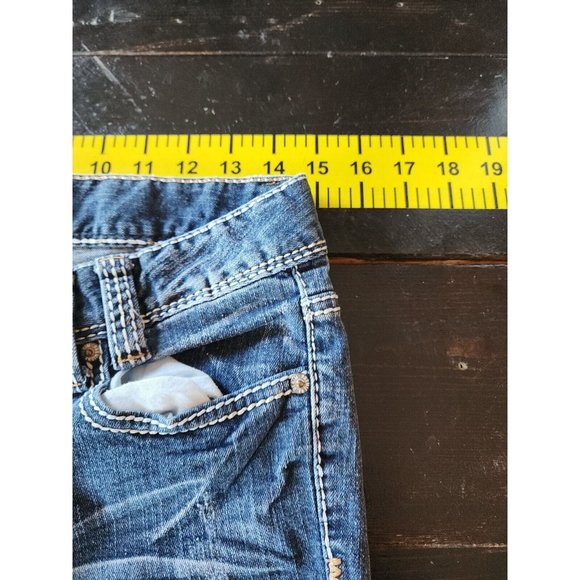 Twenty One Black By Rue 21 Size 5/6 Regular Bootcut Women's Denim Jeans Mid Rise - Picture 7 of 11